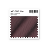 Espresso Stretch Satin Swatch