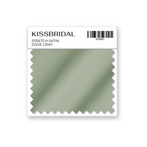 Dove Gray Stretch Satin Swatch