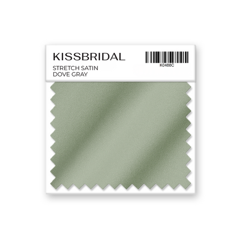 Dove Gray Stretch Satin Swatch