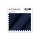 Dark Navy Stretch Satin Swatch