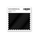 Black Stretch Satin Swatch