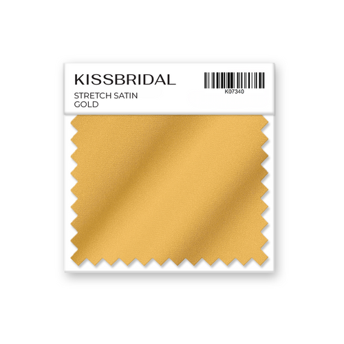 Gold Stretch Satin Swatch