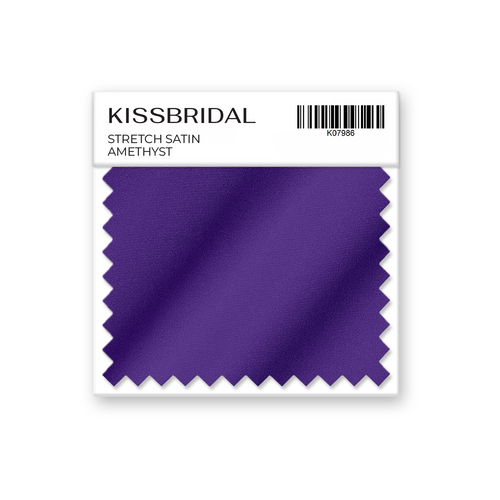 Amethyst Stretch Satin Swatch