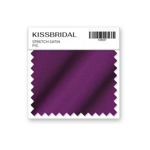 Fig Stretch Satin Swatch
