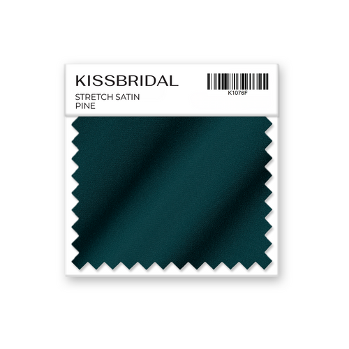 Pine Stretch Satin Swatch
