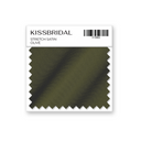 Olive Stretch Satin Swatch