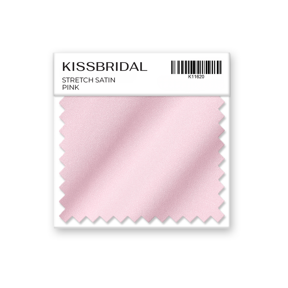 Pink Stretch Satin Swatch