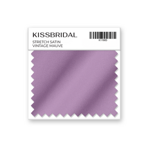 Vintage Mauve Stretch Satin Swatch