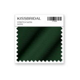 Moss Stretch Satin Swatch