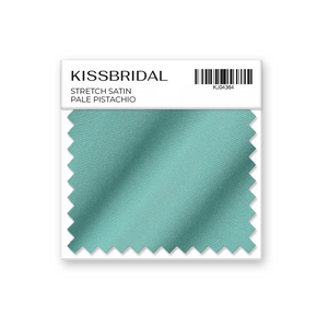 Pale Pistachio Stretch Satin Swatch
