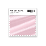 Pink Metallic Satin Swatch