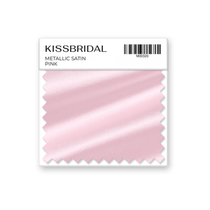 Pink Metallic Satin Swatch