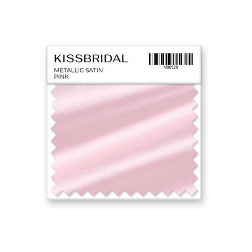 Pink Metallic Satin Swatch
