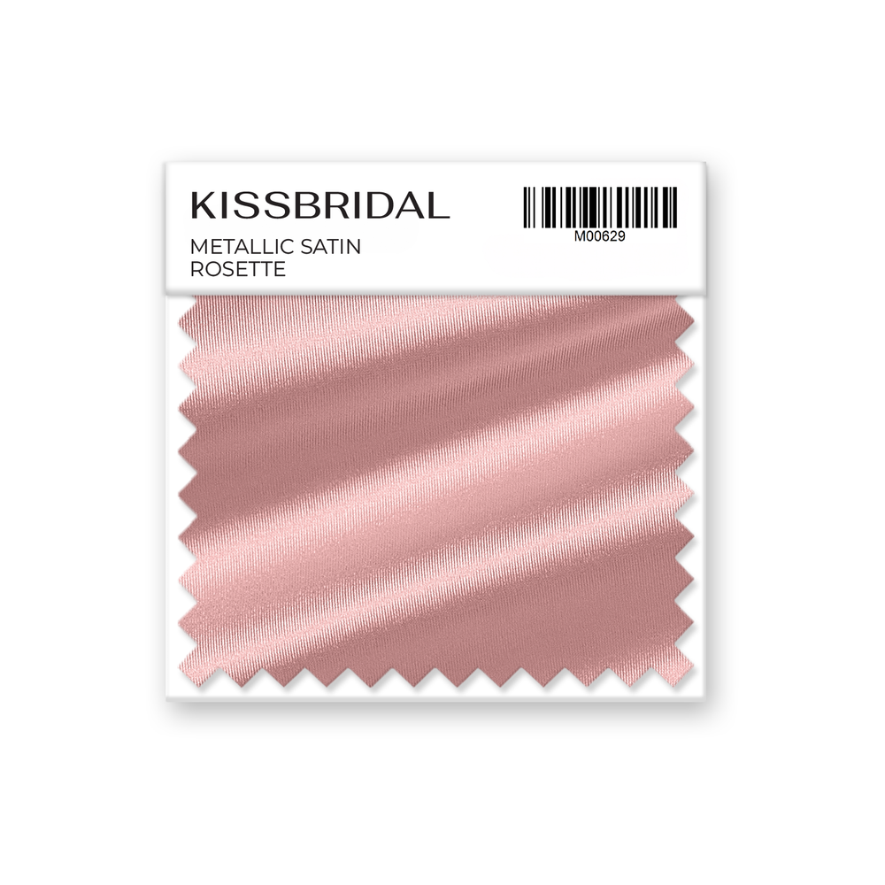 Rosette Metallic Satin Swatch