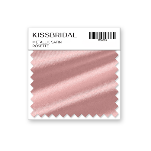 Rosette Metallic Satin Swatch