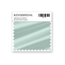 Mleached Aqua Metallic Satin Swatch