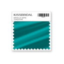 Turquoise Metallic Satin Swatch