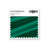 Green Metallic Satin Swatch