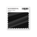 Black Metallic Satin Swatch