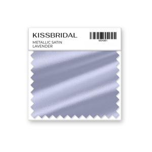 Lavender Metallic Satin Swatch