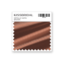 Brown Metallic Satin Swatch