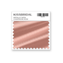 Champagne Rose Metallic Satin Swatch