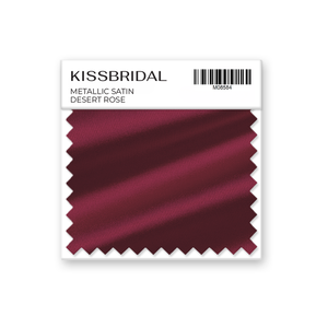 Drsert Rose Metallic Satin Swatch