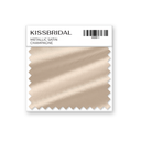 Champagne Metallic Satin Swatch