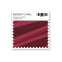 Burgundy Metallic Satin Swatch