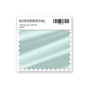Mist Metallic Satin Swatch