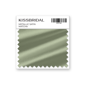 Matcha Metallic Satin Swatch