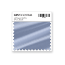 Steel Blue Metallic Satin Swatch
