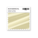Pastel Yellow Metallic Satin Swatch