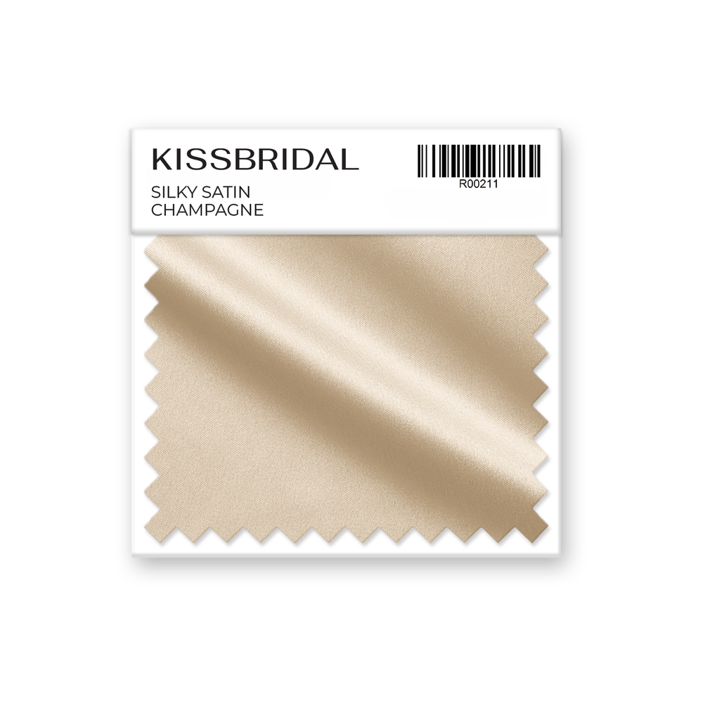 Champagne Silky Satin Swatch