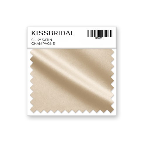Champagne Silky Satin Swatch