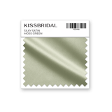 Moss Green Silky Satin Swatch