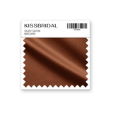 Brown Silky Satin Swatch