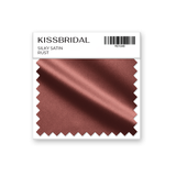 Rust Silky Satin Swatch