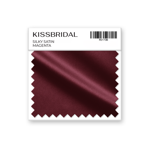Magenta Silky Satin Swatch