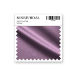 Plum Silky Satin Swatch