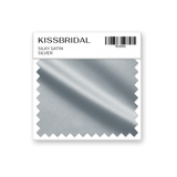 Silver Silky Satin Swatch