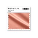 Coral Silky Satin Swatch