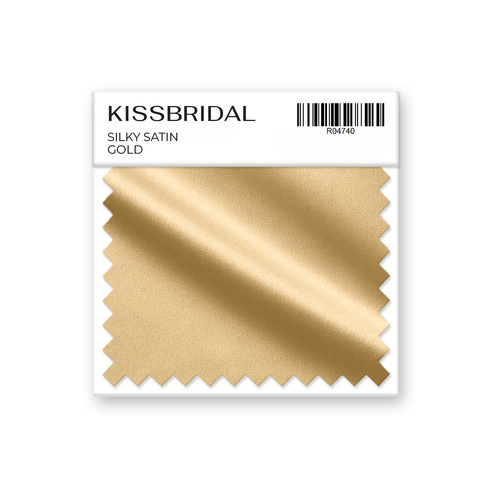 Gold Silky Satin Swatch
