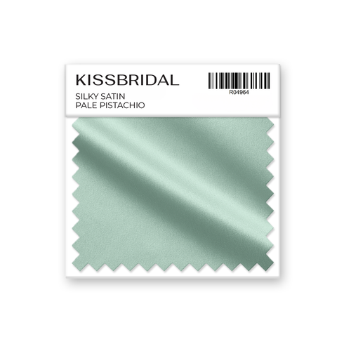 Pale Pistachio Silky Satin Swatch