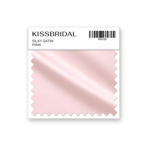 Pink Silky Satin Swatch