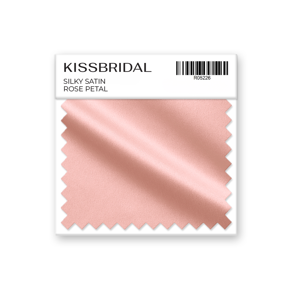 Rose Petal Silky Satin Swatch
