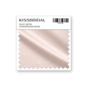 Champagne Rose Silky Satin Swatch