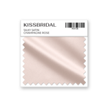 Champagne Rose Silky Satin Swatch