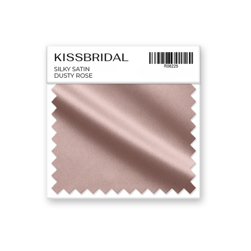 Dusty Rose Silky Satin Swatch
