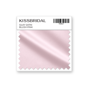 Blush Pink Silky Satin Swatch